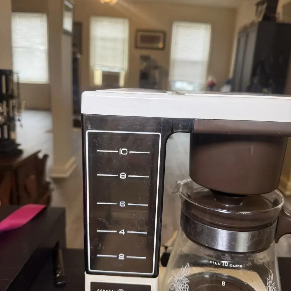 Vintage GE Coffeematic Brew Starter 10cup Coffee Maker Tested